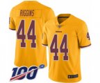 Washington Redskins #44 John Riggins Limited Gold Rush Vapor Untouchable 100th Season Football Jersey
