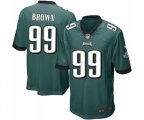 Philadelphia Eagles #99 Jerome Brown Game Midnight Green Team Color Football Jersey