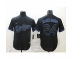 Los Angeles Dodgers Kobe Bryant Black Shadow 2020 Cool Base jerseys