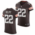 Cleveland Browns #22 Grant Delpit Nike Brown Home Vapor Limited Jersey