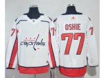 Washington Capitals #77 T.J. Oshie White Road Authentic Stitched NHL Jersey