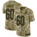 New Orleans Saints #60 Max Unger Limited Camo 2018 Salute to Service NFL Jersey
