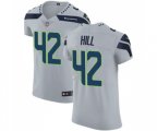 Seattle Seahawks #42 Delano Hill Grey Alternate Vapor Untouchable Elite Player Football Jersey