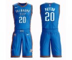 Oklahoma City Thunder #20 Gary Payton Swingman Royal Blue Basketball Suit Jersey - Icon Edition