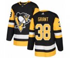 Adidas Pittsburgh Penguins #38 Derek Grant Premier Black Home NHL Jersey