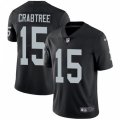 Oakland Raiders #15 Michael Crabtree Black Team Color Vapor Untouchable Limited Player NFL Jersey