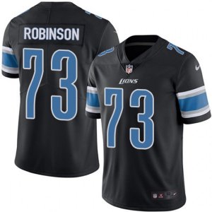Detroit Lions #73 Greg Robinson Elite Black Rush Vapor Untouchable NFL Jersey