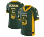 Green Bay Packers #5 Paul Hornung Limited Green Rush Drift Fashion Football Jersey