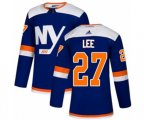 New York Islanders #27 Anders Lee Premier Blue Alternate NHL Jersey