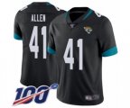 Jacksonville Jaguars #41 Josh Allen Black Team Color Vapor Untouchable Limited Player 100th Season Football Jersey