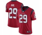 Houston Texans #29 Andre Hal Limited Red Alternate Vapor Untouchable Football Jersey