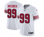 San Francisco 49ers #99 DeForest Buckner Limited White Rush Vapor Untouchable Football Jersey