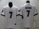 Baltimore Ravens #7 Rashod Bateman White 2022 Vapor Untouchable Stitched NFL Nike Limited Jersey
