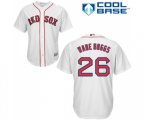 Boston Red Sox #26 Wade Boggs Replica White Home Cool Base Baseball Jersey