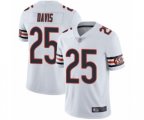 Chicago Bears #25 Mike Davis White Vapor Untouchable Limited Player Football Jersey