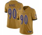 Baltimore Ravens #90 Pernell McPhee Limited Gold Inverted Legend Football Jersey