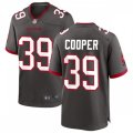 Tampa Bay Buccaneers #39 Chris Cooper Nike Pewter Alternate Vapor Limited Jersey