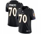 Baltimore Ravens #70 Ben Powers Black Alternate Vapor Untouchable Limited Player Football Jersey