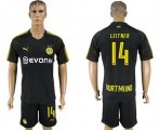 2017-18 Dortmund 14 LEITNER Away Soccer Jersey