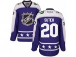 Minnesota Wild #20 Ryan Suter Authentic Purple Central Division 2017 All-Star NHL Jersey