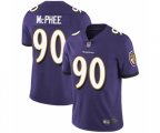 Baltimore Ravens #90 Pernell McPhee Purple Team Color Vapor Untouchable Limited Player Football Jersey