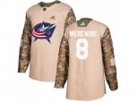 Columbus Blue Jackets #8 Zach Werenski Camo Authentic 2017 Veterans Day Stitched NHL Jersey