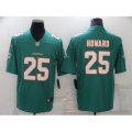 Miami Dolphins #25 Xavien Howard Green Nike Aqua Player Limited Jersey