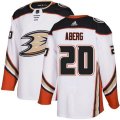 Anaheim Ducks #20 Pontus Aberg White Road Authentic Stitched NHL Jersey