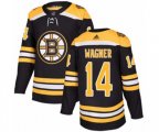 Adidas Boston Bruins #14 Chris Wagner Authentic Black Home NHL Jersey