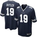 Dallas Cowboys #19 Brice Butler Game Navy Blue Team Color NFL Jersey