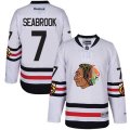 Chicago Blackhawks #7 Brent Seabrook Premier White 2017 Winter Classic NHL Jersey