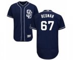 San Diego Padres David Bednar Navy Blue Alternate Flex Base Authentic Collection Baseball Player Jersey