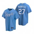 Nike Kansas City Royals #27 Adalberto Mondesi Light Blue Alternate Stitched Baseball Jersey