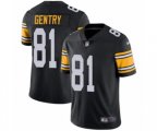Pittsburgh Steelers #81 Zach Gentry Black Alternate Vapor Untouchable Limited Player Football Jersey