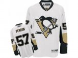 Reebok Pittsburgh Penguins #57 David Perron Authentic White Away NHL Jersey