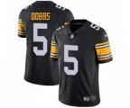 Pittsburgh Steelers #5 Joshua Dobbs Black Alternate Vapor Untouchable Limited Player Football Jersey
