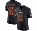 Denver Broncos #18 Peyton Manning Limited Black Rush Impact Football Jersey