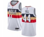 New Orleans Pelicans #44 Solomon Hill White Swingman Jersey - Earned Edition