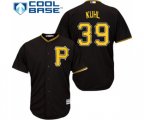 Pittsburgh Pirates #39 Chad Kuhl Replica Black Alternate Cool Base Baseball Jersey