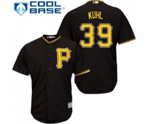 Pittsburgh Pirates #39 Chad Kuhl Replica Black Alternate Cool Base Baseball Jersey