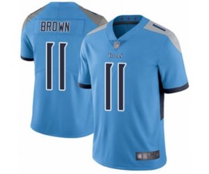Tennessee Titans #11 A.J. Brown Light Blue Alternate Vapor Untouchable Limited Player Football Jersey