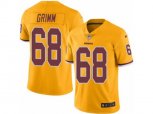 Washington Redskins #68 Russ Grimm Limited Gold Rush Vapor Untouchable NFL Jersey