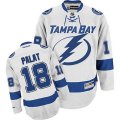 Tampa Bay Lightning #18 Ondrej Palat Authentic White Away NHL Jersey