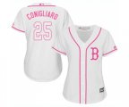 Women's Boston Red Sox #25 Tony Conigliaro Replica White Fashion Baseball Jersey