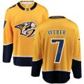 Nashville Predators #7 Yannick Weber Fanatics Branded Gold Home Breakaway NHL Jersey