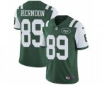 New York Jets #89 Chris Herndon Green Team Color Vapor Untouchable Limited Player NFL Jersey