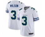 Seattle Seahawks #3 Russell Wilson White Team Logo Cool Edition Jersey