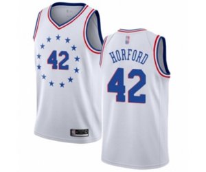 Philadelphia 76ers #42 Al Horford White Swingman Jersey - Earned Edition