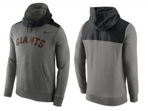 San Francisco Giants Nike Gray Cooperstown Collection Hybrid Pullover Hoodie