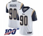 Los Angeles Rams #90 Michael Brockers White Vapor Untouchable Limited Player 100th Season Football Jersey